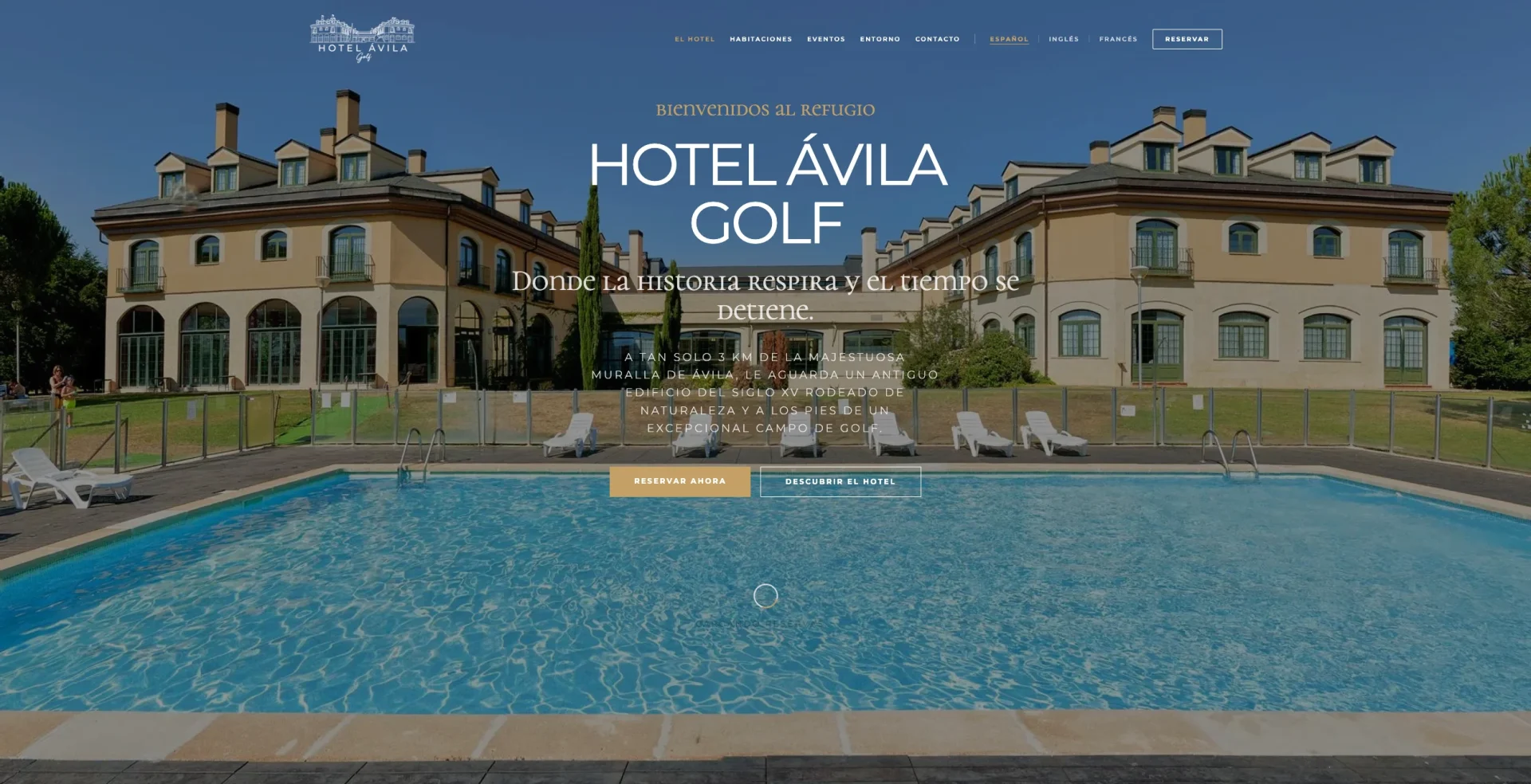Hotel Ávila Golf · Presencia Digital & Reservas Directas
