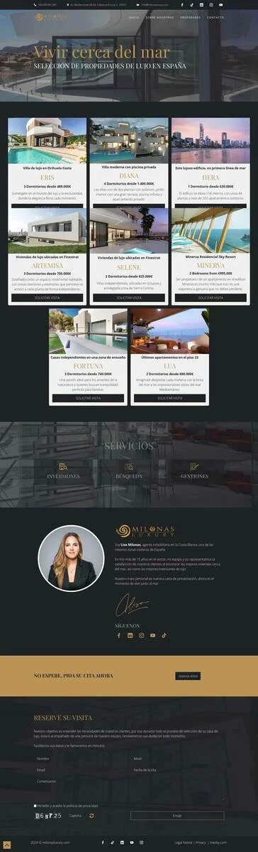 Milonas Luxury · Inmobiliaria Exclusiva y Reformas Premium